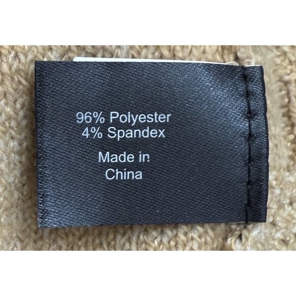 Lane Bryant Women’s 18/20 Plus Open Front Longline Cardigan Sweater Tan Duster - Picture 6 of 8